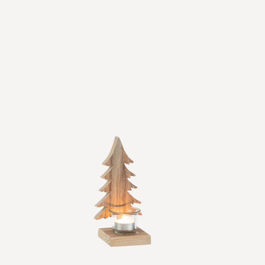 Wooden Christmas Tree Tealight holder