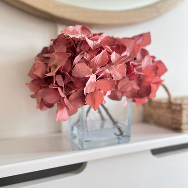 HYDRANGEA ARRANGEMENT IN ROSEWOOD PINK