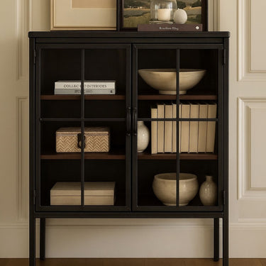 BLACK METAL CABINET
