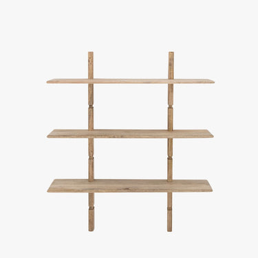 SHELF UNIT IN NATURAL MANGO WOOD