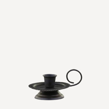 Chamberstick on foot (black)