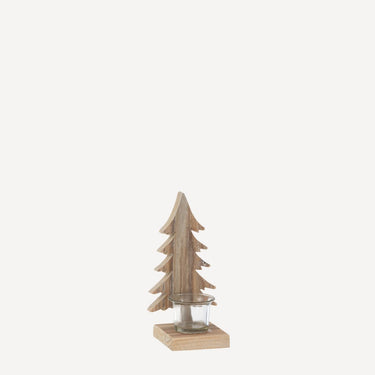 Wooden Christmas Tree Tealight holder