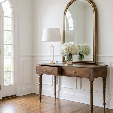 BENSON CONSOLE IN BROWN MANGO WOOD