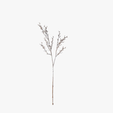 Branch/Stem in camel colour with white glitter