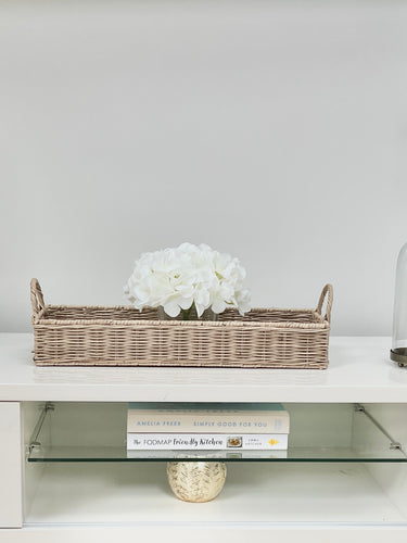 Image of styled console of home decor from White Heather Home