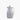 Thermos teapot in french grey on white background