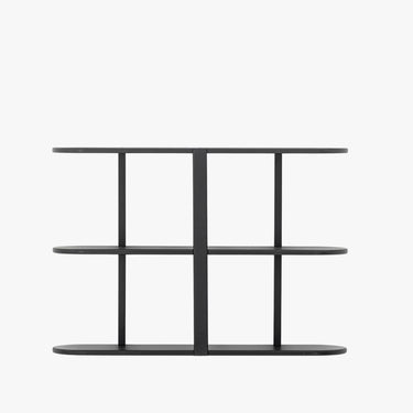 VINCE BLACK SHELF UNIT