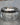 Glass tealight holder with silver pearl edge in lifestyle photo