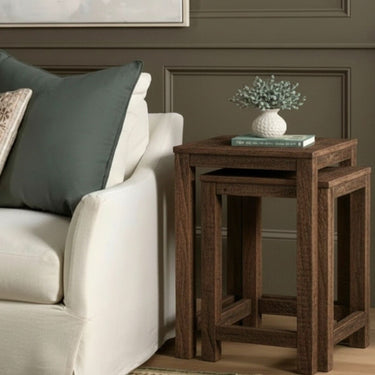 GIGI SIDE TABLES IN RECLAIMED WOOD SET OF 2