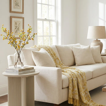 SPRING LEMON THROW BLANKET